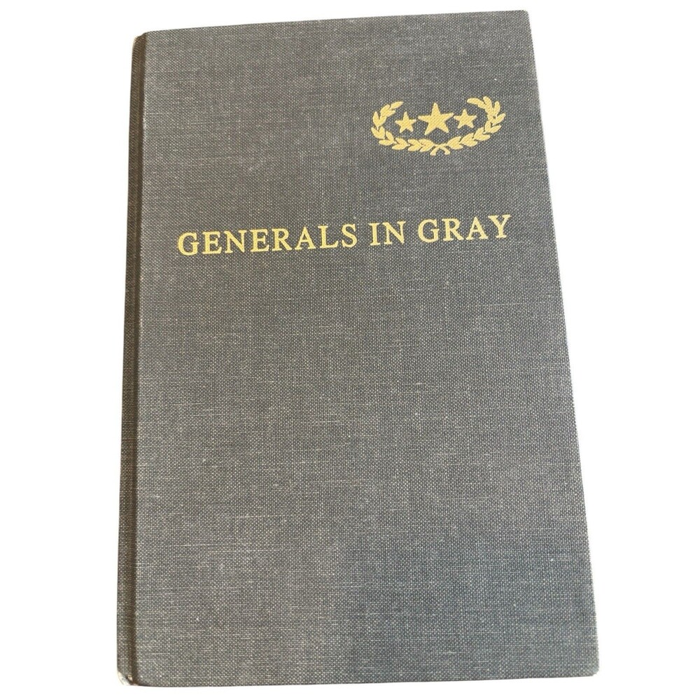 Generals in Gray by Ezra J. Warner HC 1995 print 1959 Book civil war confederacy